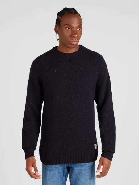 Carhartt WIP Pulover Anglistic mornarska