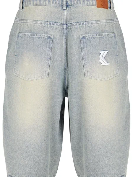 Karl Kani Jeans albastru deschis / maro alb
