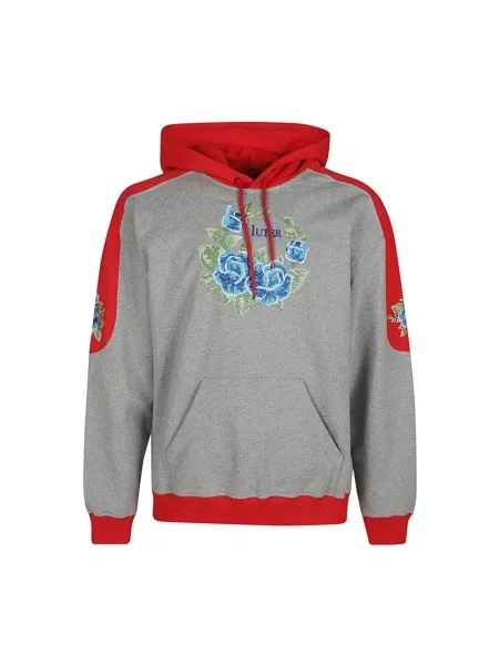 Bluza z kapturem Iuter z kapturem szara
