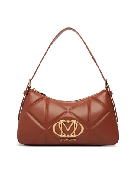 LOVE MOSCHINO Ročna torba Svetlo rjava