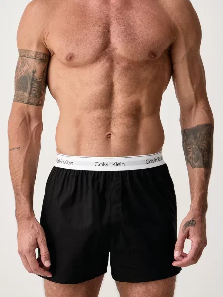 Calvin Klein Underwear boxerky pánske s elastanom červená