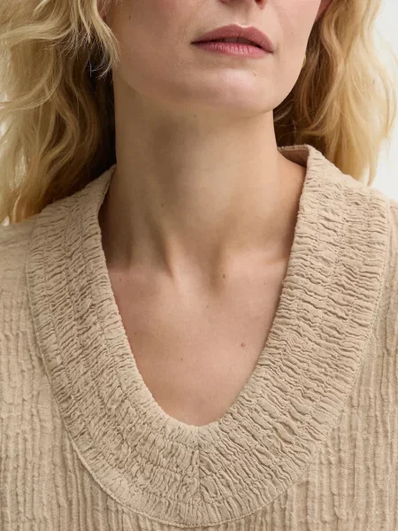 Блузка By Malene Birger MOON однотонна бежевий