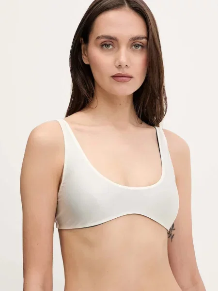 Obojstranná plavková podprsenka United Colors of Benetton béžová