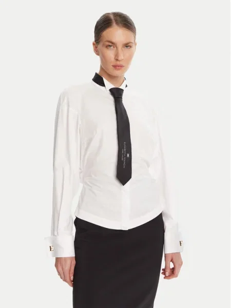 Elisabetta Franchi Cămașă re alb