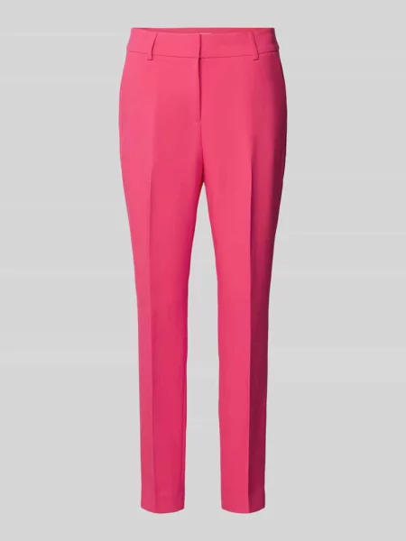 Spodnie materiałowe o kroju slim fit w kant