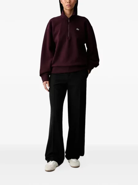 Суичър с цип Lacoste червено