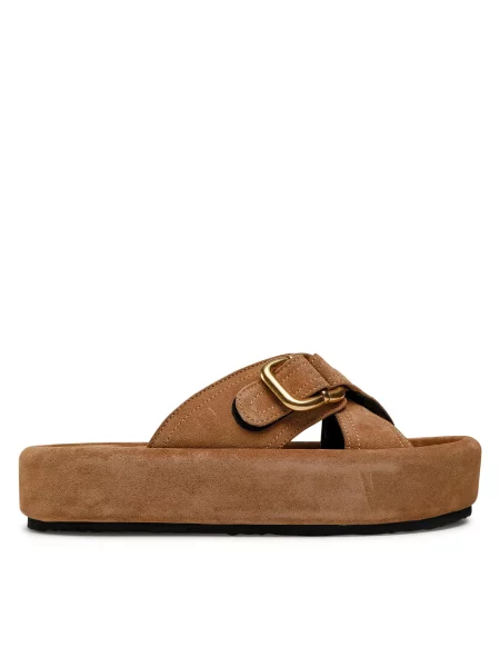 Papucs GINO ROSSI Dark Beige barna