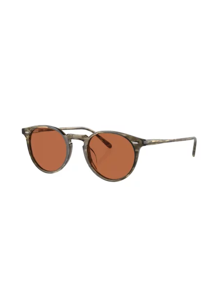 Saulės akiniai Oliver Peoples žalia