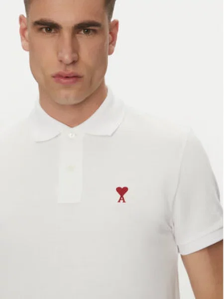 Polo majica Ami Paris bela