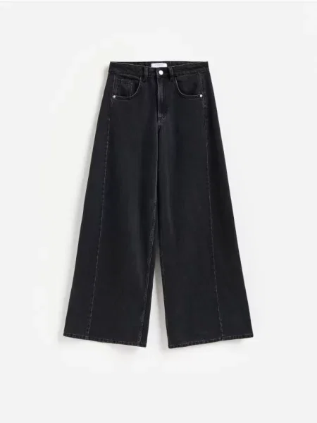 Reserved LADIES` JEANS TROUSERS negru