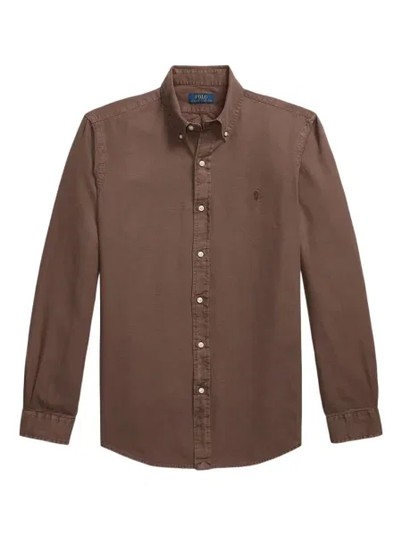Șapcă Polo Ralph Lauren cu broderie din țesătură twill în carouri albastru