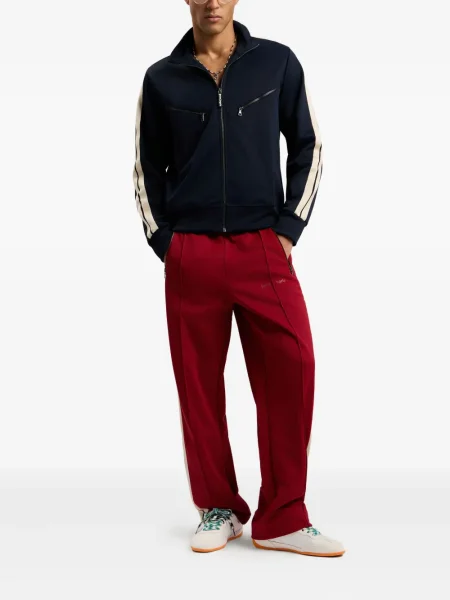 Pantaloni Palm Angels cu dungi roșu