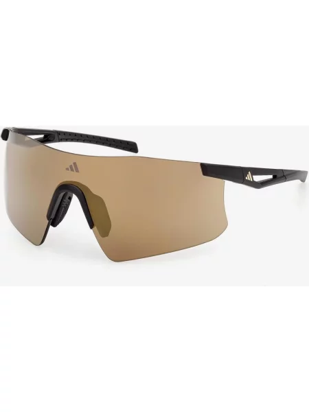 Okulary adidas Sport Kaphiros z technologią lustrzanych soczewek brązowych czarne