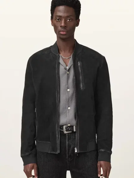 AllSaints bomberka czarny