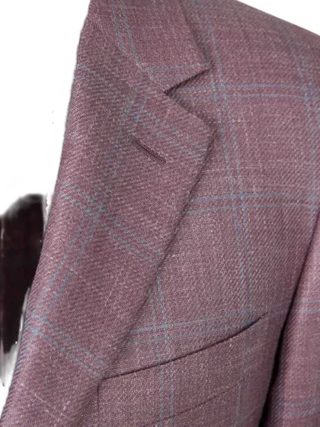 Sacou Canali în carouri violet