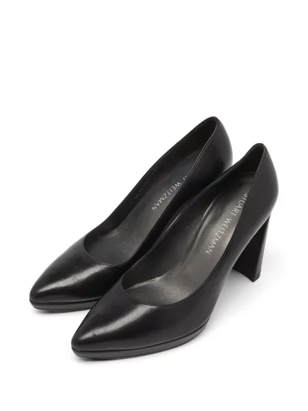 Pantofi cu toc Stuart Weitzman din piele cu platformă negru