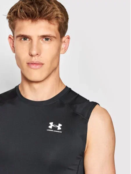 UNDER ARMOUR Funkcionalna majica / bela črna