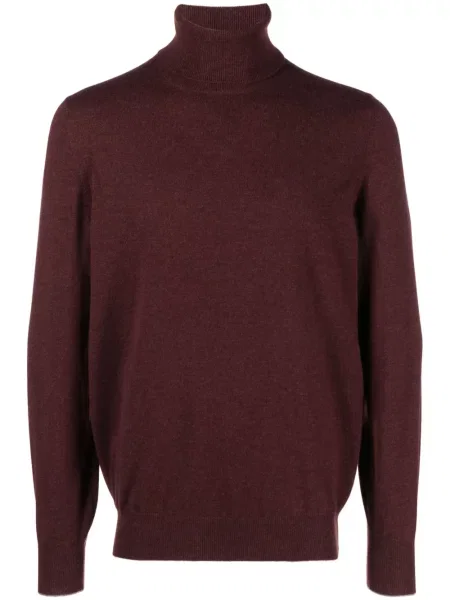 Sweter Brunello Cucinelli z kaszmiru fioletowy