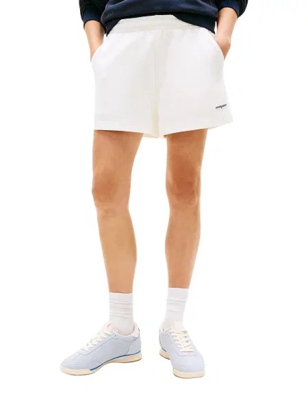 Pantaloni scurți din denim Tommy Hilfiger Jeans alb