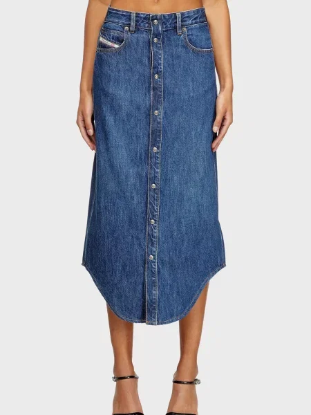 Довга джинсова спідниця Diesel синя