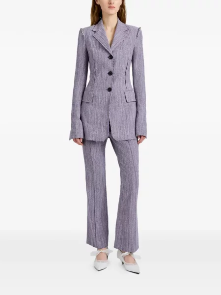 Pantaloni Proenza Schouler evazate violet