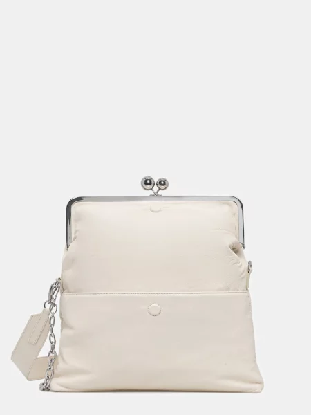 Usnjena torbica Weekend Max Mara ASLALOM bež