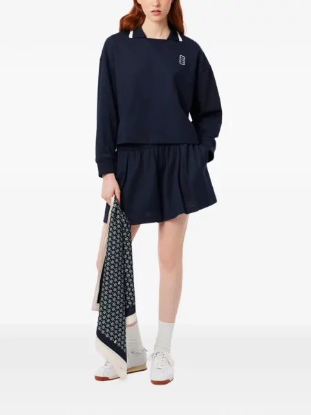 Gulerat tricou polo Lacoste albastru