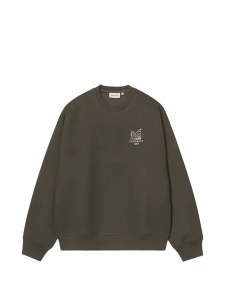 Hanorac Carhartt Wip cu imagine verde