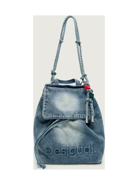 Rucsac Desigual cu autograf elegant albastru