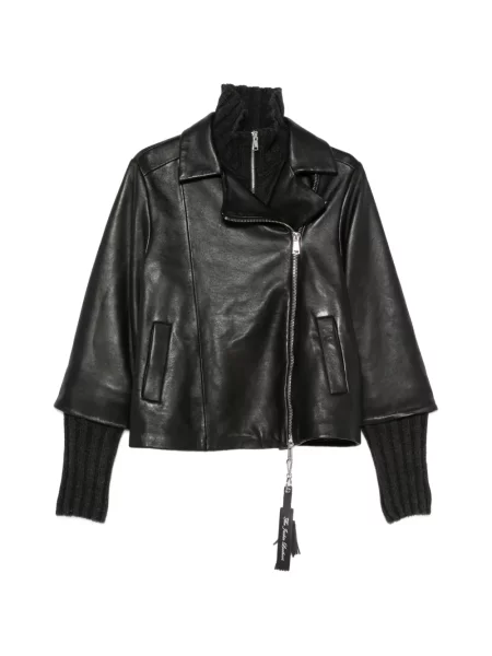 Geanta de piele The Jackie Leathers negru