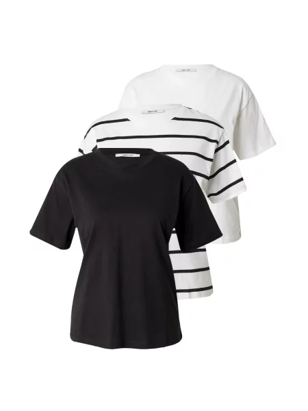 ABOUT YOU Tricou Astrid negru alb