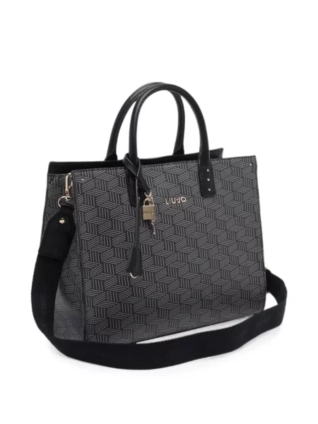 Geantă shopper Liu Jo cu imagine negru