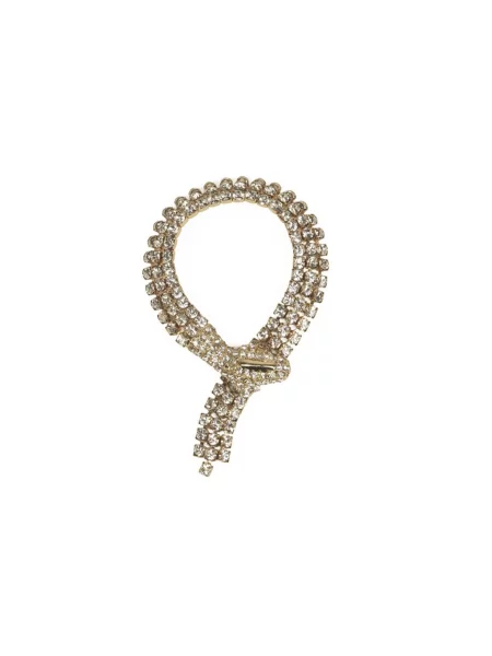 Zapestnica Eltanin bracciale serpente placcato oro con strass Swarovski zlata