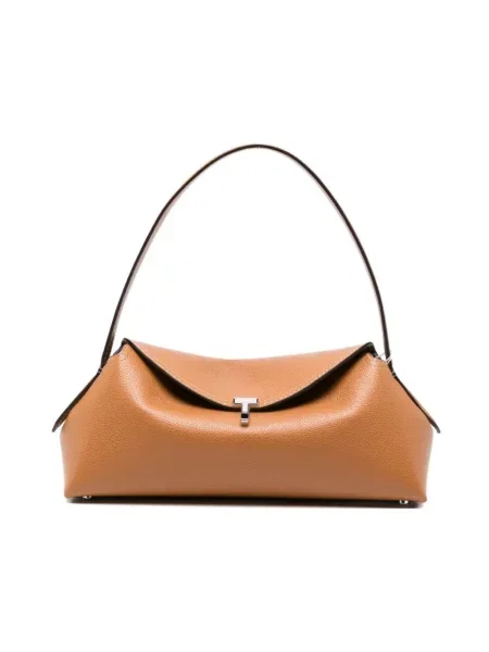 Torebka Toteme skórzana beżowa
