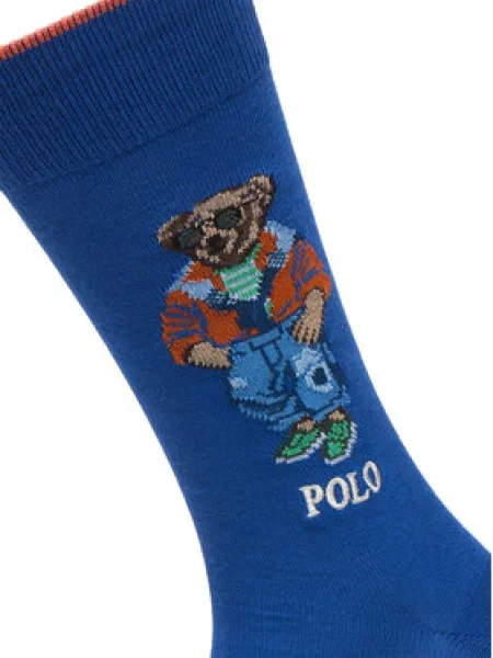 Dolge nogavice Polo Ralph Lauren modra