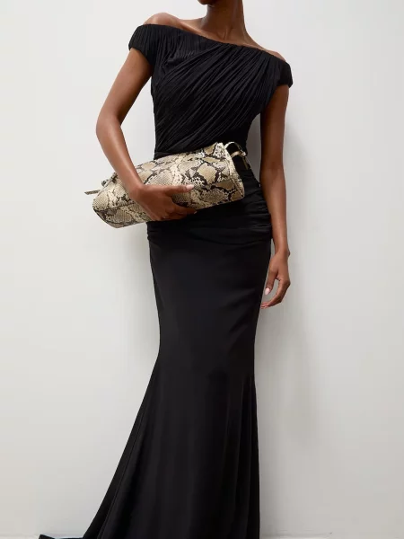 Answear.LAB rochie drapată negru
