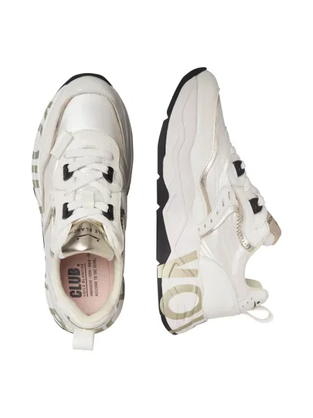 Sneakersy Voile Blanche skórzane białe