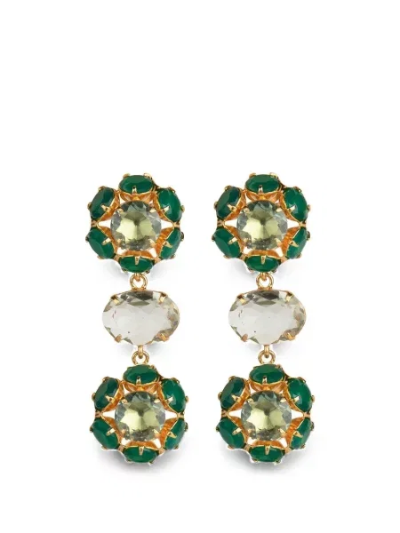Cercei Bounkit Jewelry verde