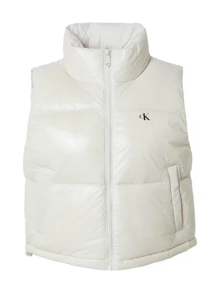 Calvin Klein Jeans Brezrokavnik temno siva