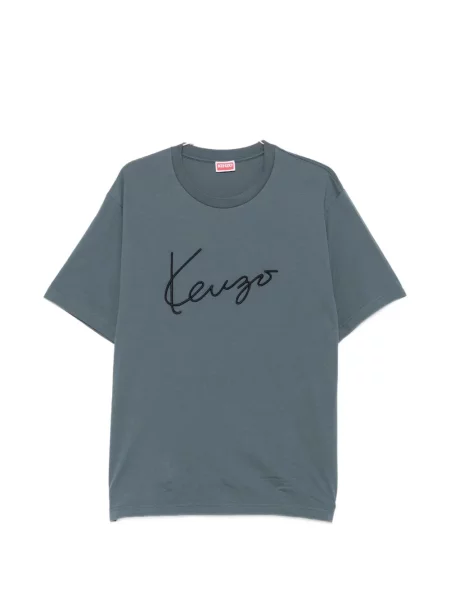 Tricou Kenzo cu broderie albastru