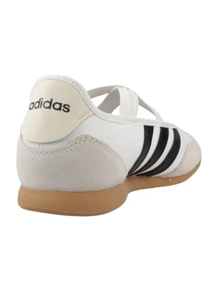 Pantofi cu toc Adidas din piele alb