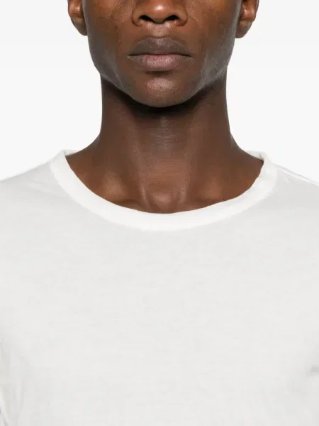 Tricou Rick Owens scurt alb