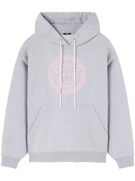 Hanorac cu glugă Versace gri