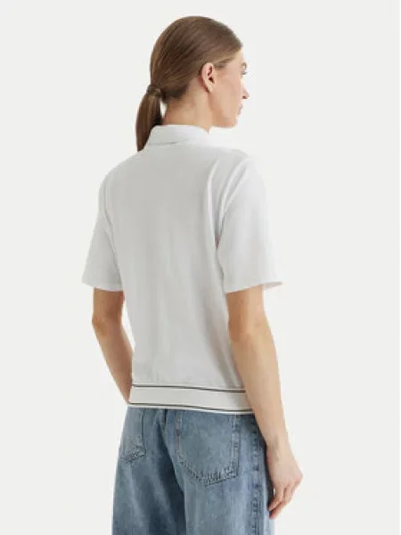 JOOP! Jeans Polo majica Talena Modern Fit bela