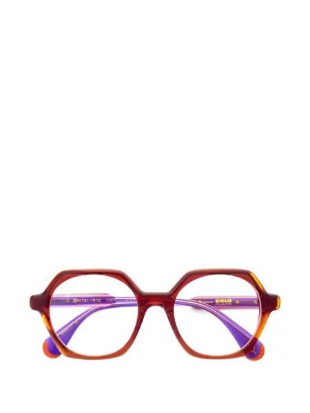Ochelari de soare Etnia Barcelona cu imprimeu geometric maro