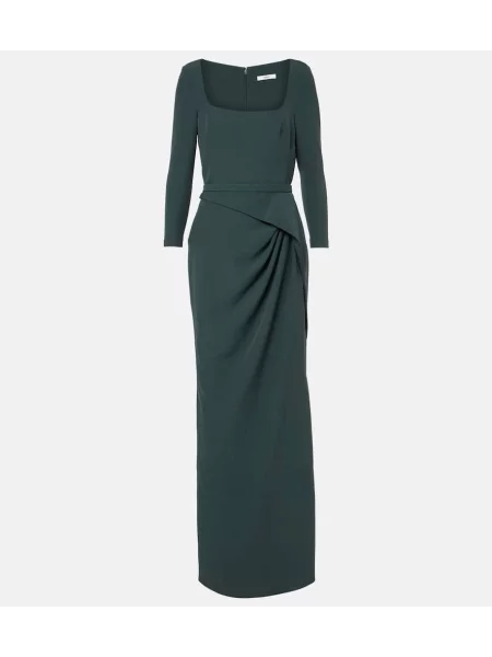 Rochie Safiyaa drapată verde