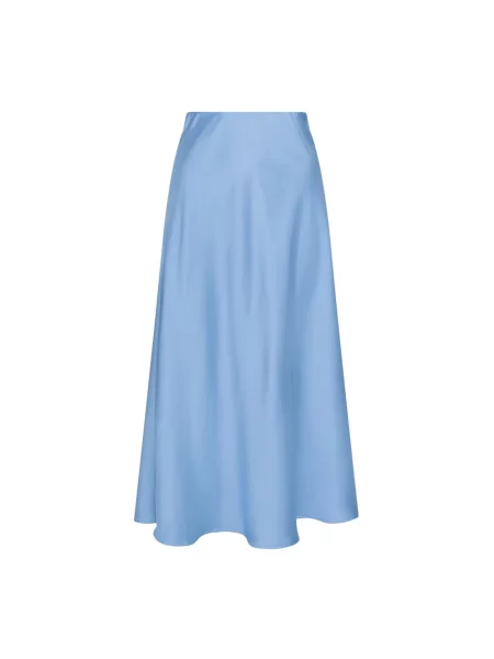 Satynowa spódnica Neo Noir elegancka niebieska