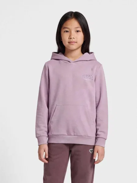 Bluza z kapturem dla dzieci Hummel Fast fioletowa