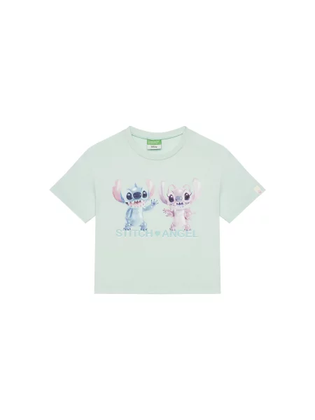 United Colors Of Benetton T-Shirt Boxy Fit πράσινο