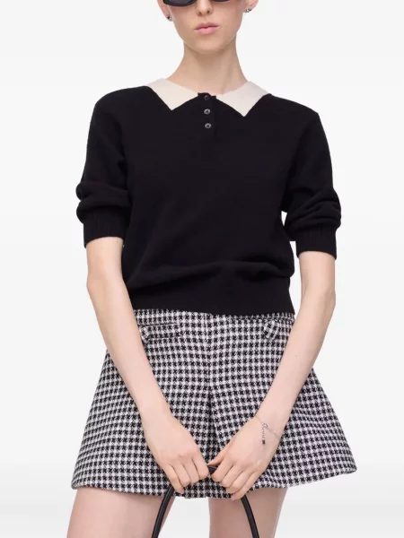 Top Marc Jacobs de lână negru